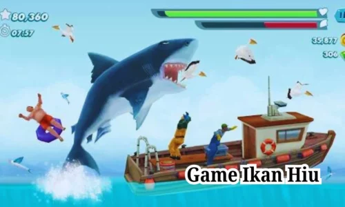 Bermain Game Ikan Hiu yang Ganas di Hungry Shark Evolution!